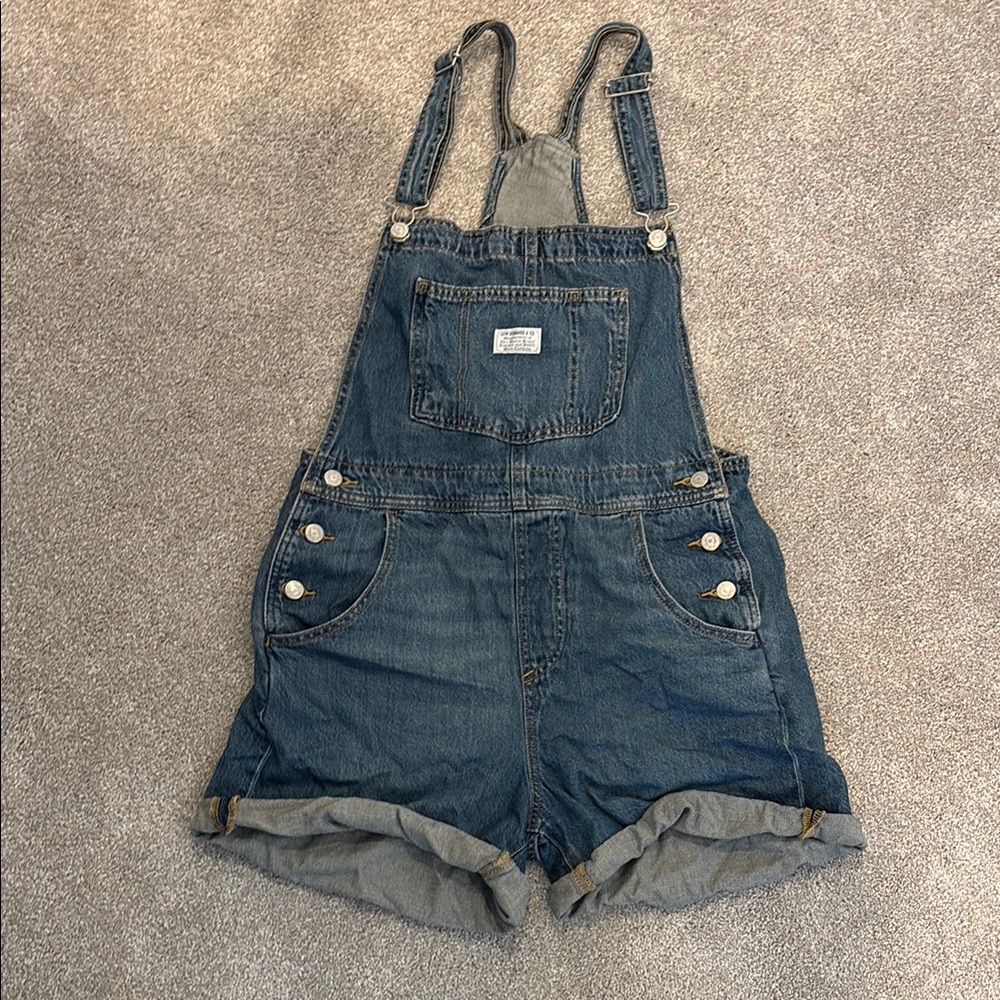 Levi's Blue Denim Women's Overalls